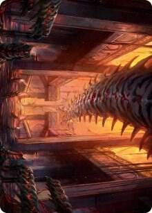 Bloodfell Caves Art Card (55) [March of the Machine Art Series]