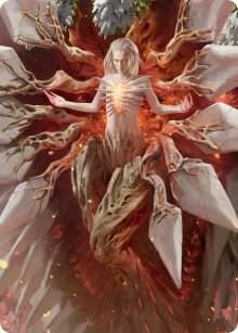 Wrenn and Realmbreaker Art Card (56) [March of the Machine Art Series]