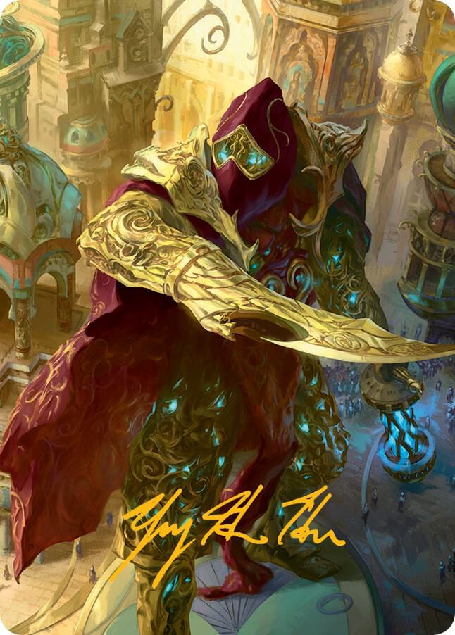 Baral, Chief of Compliance Art Card (Gold-Stamped Signature) (68) [March of the Machine Art Series]