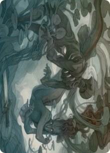 Emry, Lurker of the Loch Art Card (69) [March of the Machine Art Series]