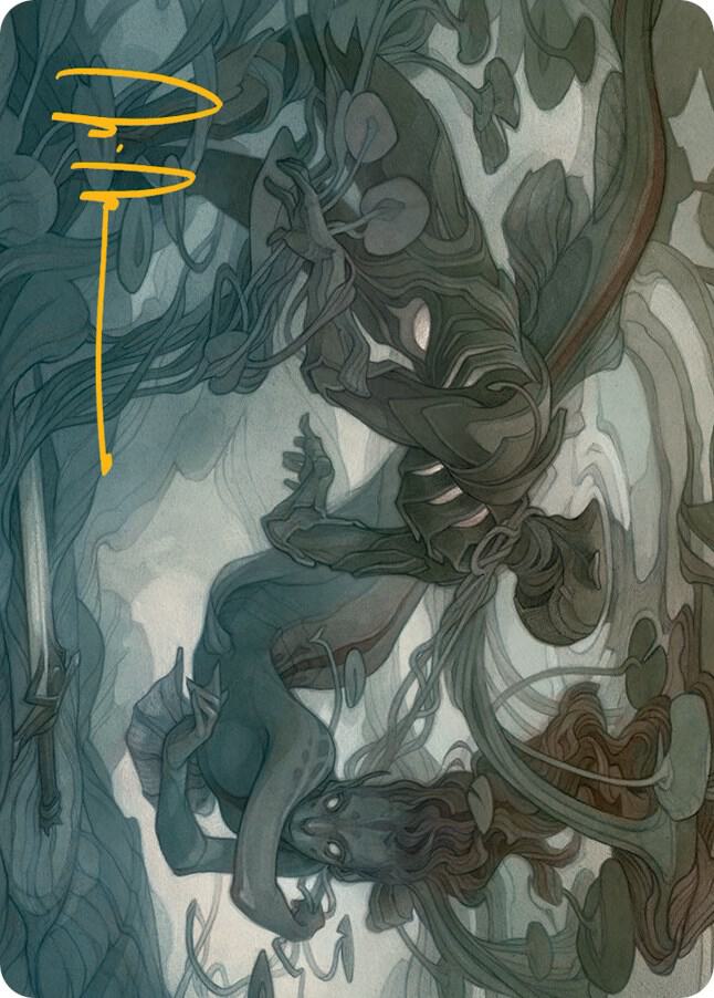 Emry, Lurker of the Loch Art Card (Gold-Stamped Signature) (69) [March of the Machine Art Series]