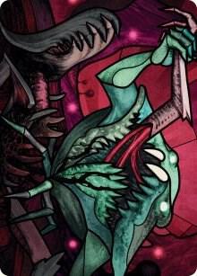 Yargle, Glutton of Urborg Art Card (72) [March of the Machine Art Series]