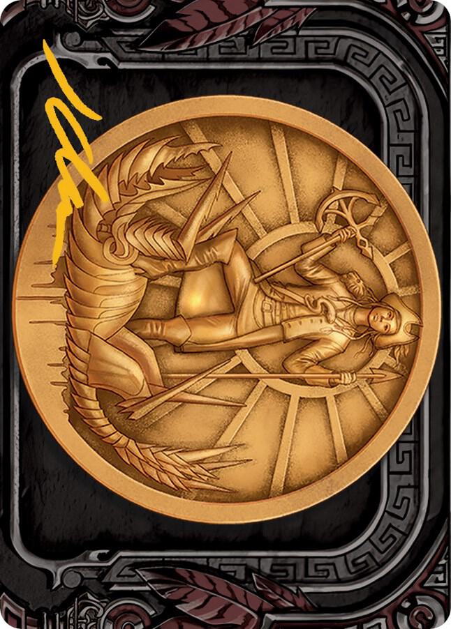 Captain Lannery Storm Art Card (Gold-Stamped Signature) (73) [March of the Machine Art Series]