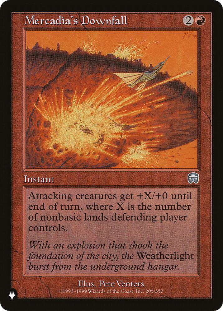 Mercadia's Downfall (205/350) [The List]