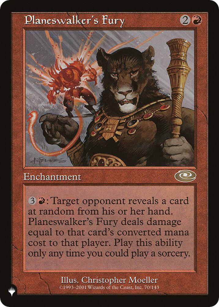 Planeswalker's Fury (70/143) [The List]
