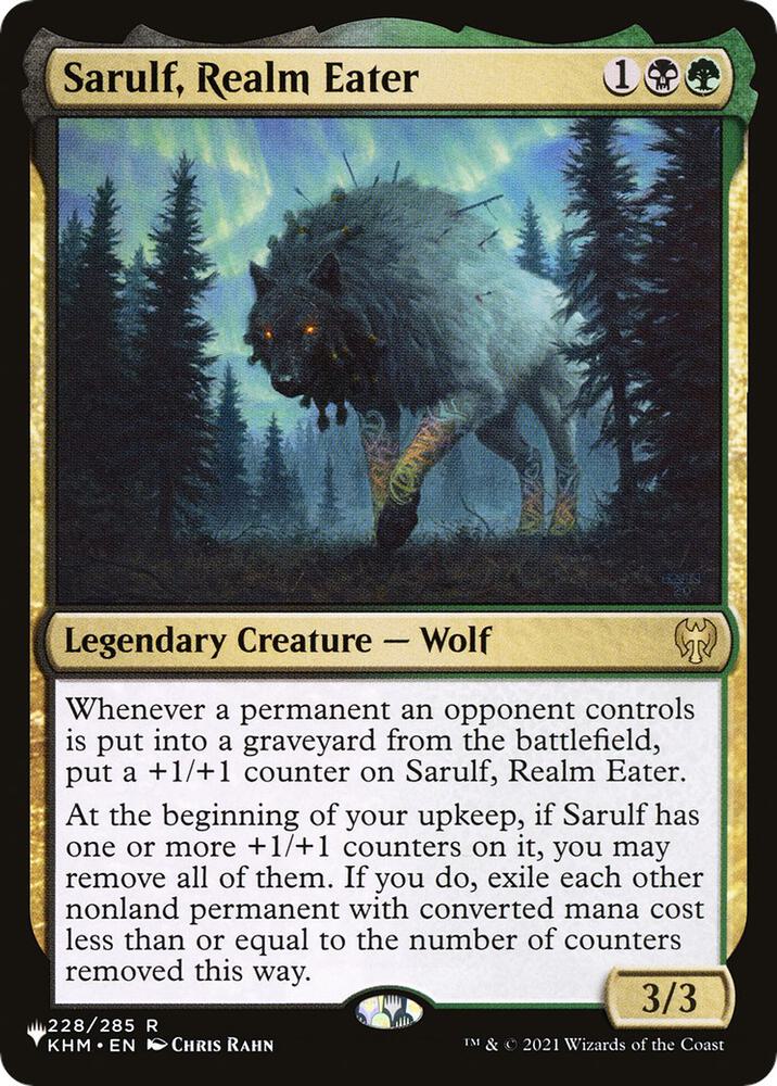 Sarulf, Realm Eater (228/285) [The List]