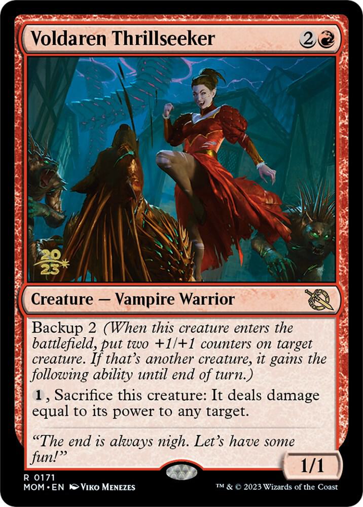 Voldaren Thrillseeker (171) [Prerelease Cards]