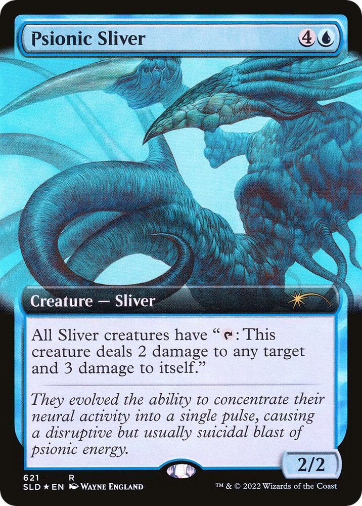 Psionic Sliver (Extended Art) (621) [Secret Lair Drop] [Extended Art]
