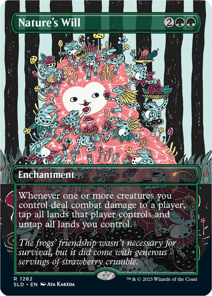 Nature's Will (1282) [Secret Lair Drop] [Borderless]