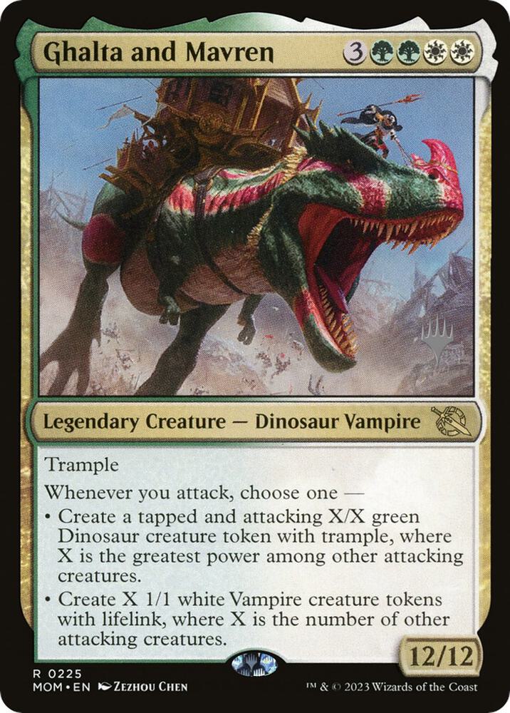 Ghalta and Mavren (225) [March of the Machine Promos]