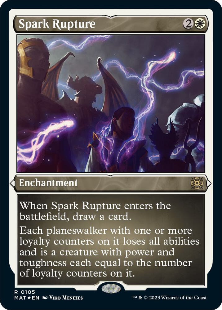 Spark Rupture (Foil Etched) (105) [March of the Machine: The Aftermath]
