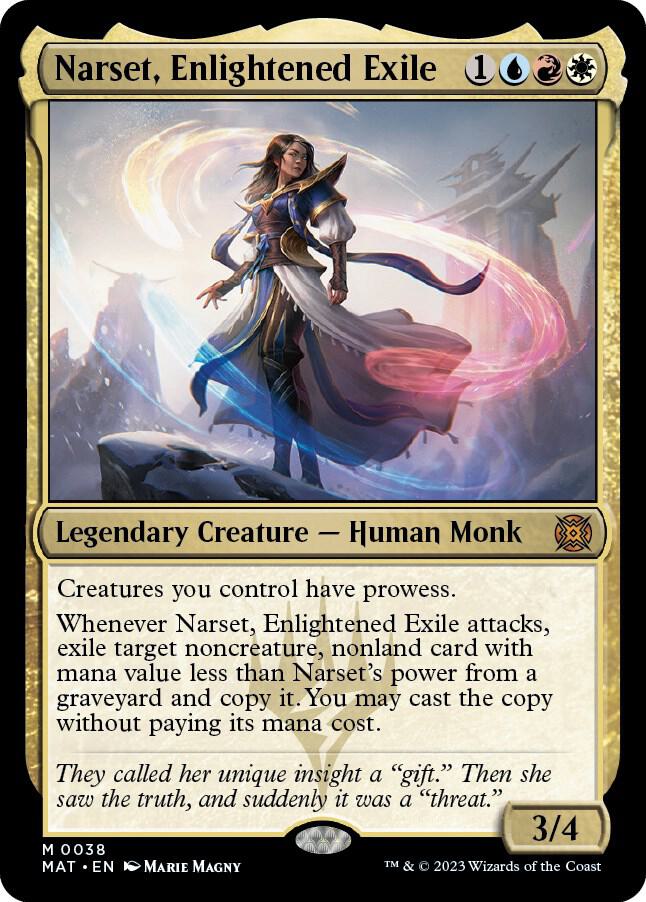 Narset, Enlightened Exile (38) [March of the Machine: The Aftermath]