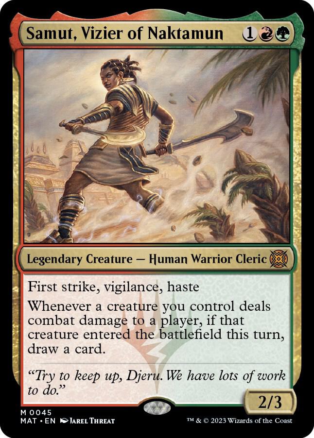 Samut, Vizier of Naktamun (45) [March of the Machine: The Aftermath]