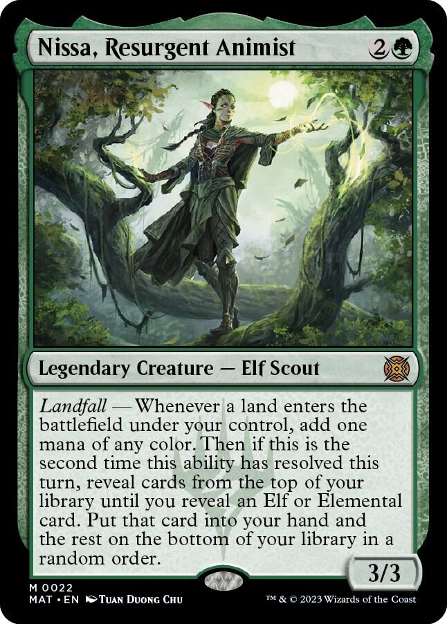 Nissa, Resurgent Animist (22) [March of the Machine: The Aftermath]