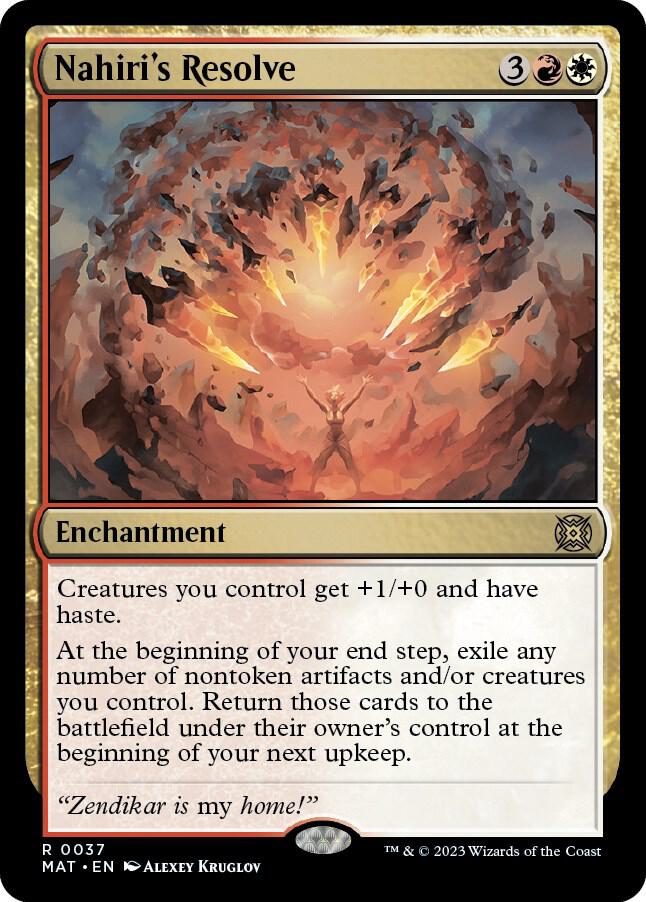 Nahiri's Resolve (37) [March of the Machine: The Aftermath]