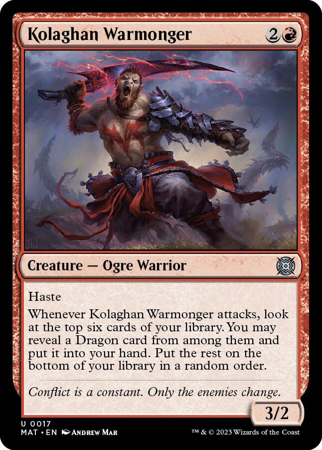 Kolaghan Warmonger (17) [March of the Machine: The Aftermath]