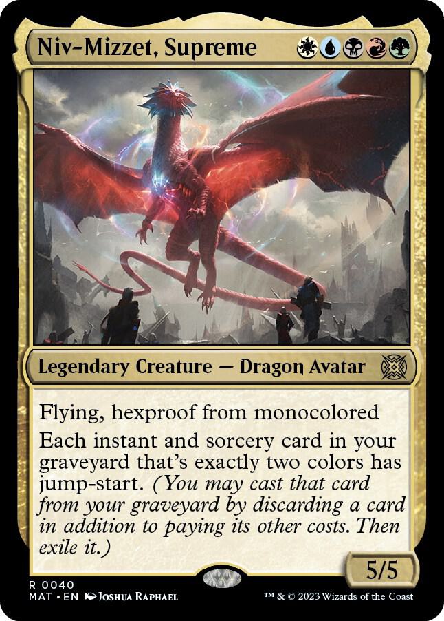 Niv-Mizzet, Supreme (40) [March of the Machine: The Aftermath]