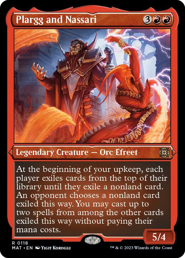 Plargg and Nassari (Foil Etched) (118) [March of the Machine: The Aftermath]