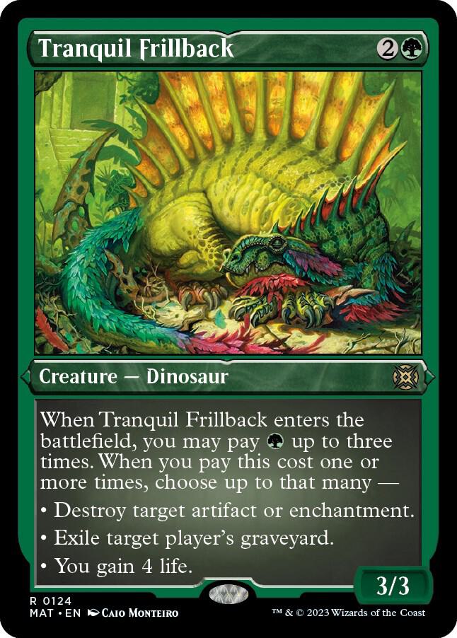 Tranquil Frillback (Foil Etched) (124) [March of the Machine: The Aftermath]