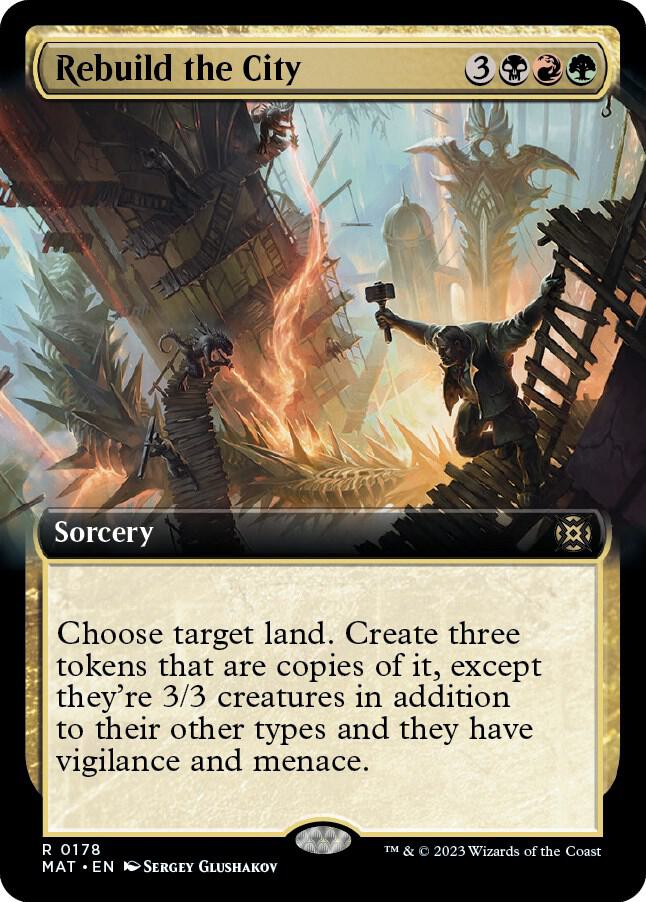 Rebuild the City (Extended Art) (178) [March of the Machine: The Aftermath] [Extended Art]
