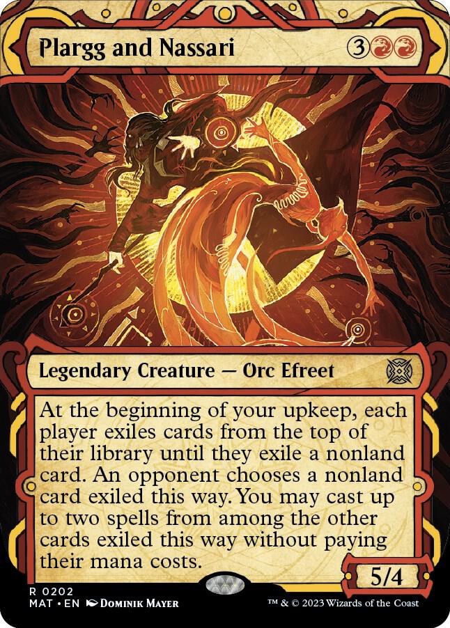 Plargg and Nassari (Halo Foil) (202) [March of the Machine: The Aftermath] [Showcase, Borderless]