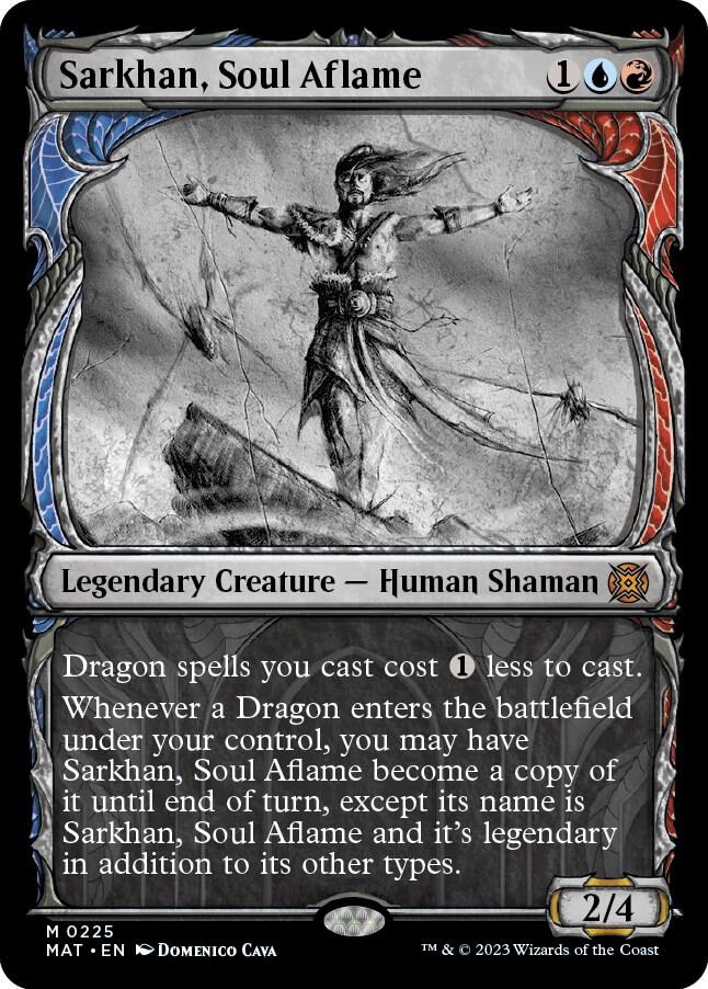 Sarkhan, Soul Aflame (Halo Foil) (225) [March of the Machine: The Aftermath] [Showcase]