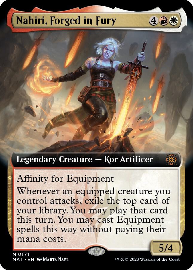 Nahiri, Forged in Fury (Extended Art) (171) [March of the Machine: The Aftermath] [Extended Art]