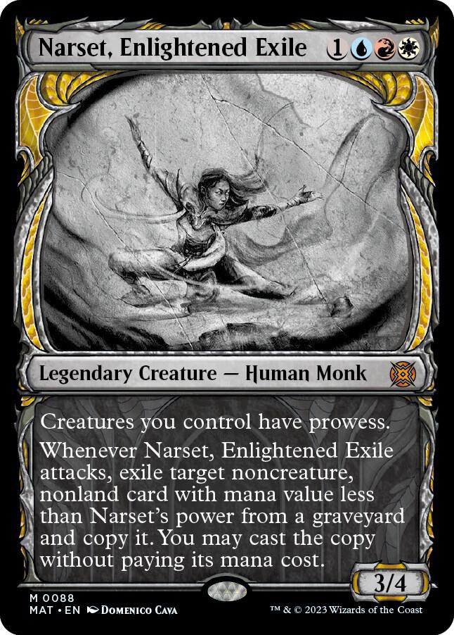 Narset, Enlightened Exile (Showcase) (88) [March of the Machine: The Aftermath] [Showcase]