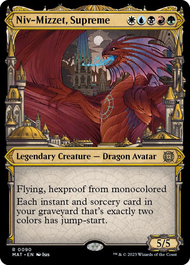 Niv-Mizzet, Supreme (Showcase) (90) [March of the Machine: The Aftermath] [Showcase]