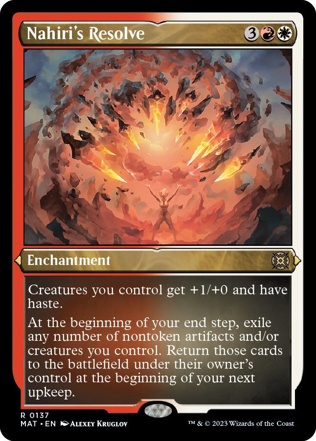 Nahiri's Resolve (Foil Etched) (137) [March of the Machine: The Aftermath]
