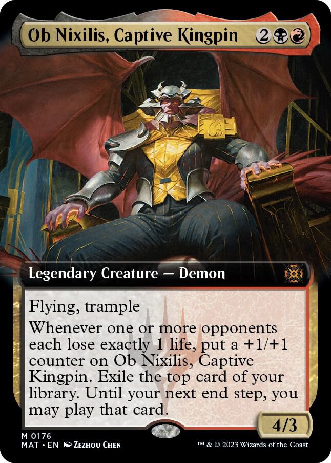 Ob Nixilis, Captive Kingpin (Extended Art) (176) [March of the Machine: The Aftermath] [Extended Art]