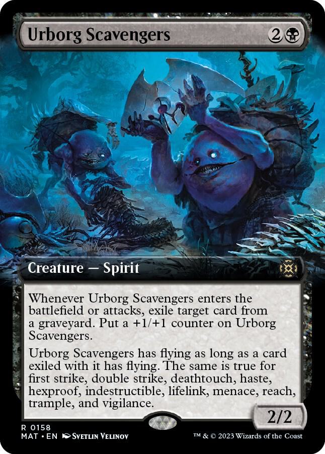 Urborg Scavengers (Extended Art) (158) [March of the Machine: The Aftermath] [Extended Art]