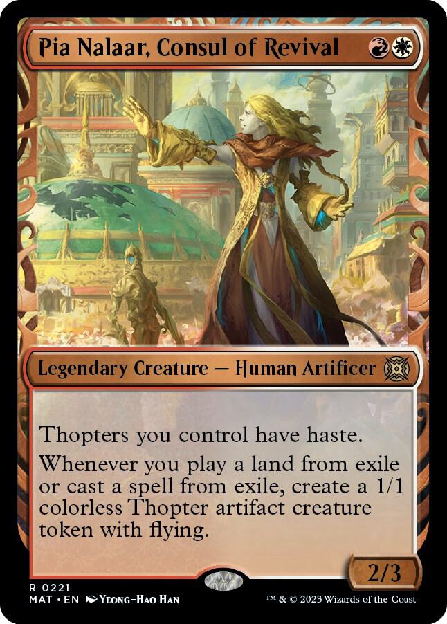 Pia Nalaar, Consul of Revival (Halo Foil) (221) [March of the Machine: The Aftermath] [Showcase]