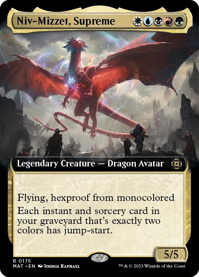 Niv-Mizzet, Supreme (Extended Art) (175) [March of the Machine: The Aftermath] [Extended Art]