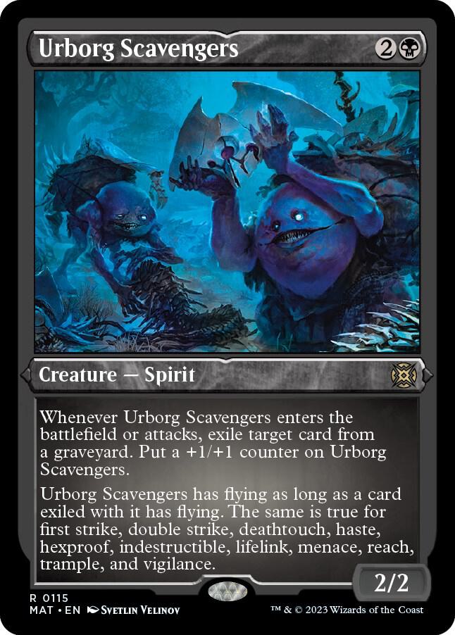 Urborg Scavengers (Foil Etched) (115) [March of the Machine: The Aftermath]