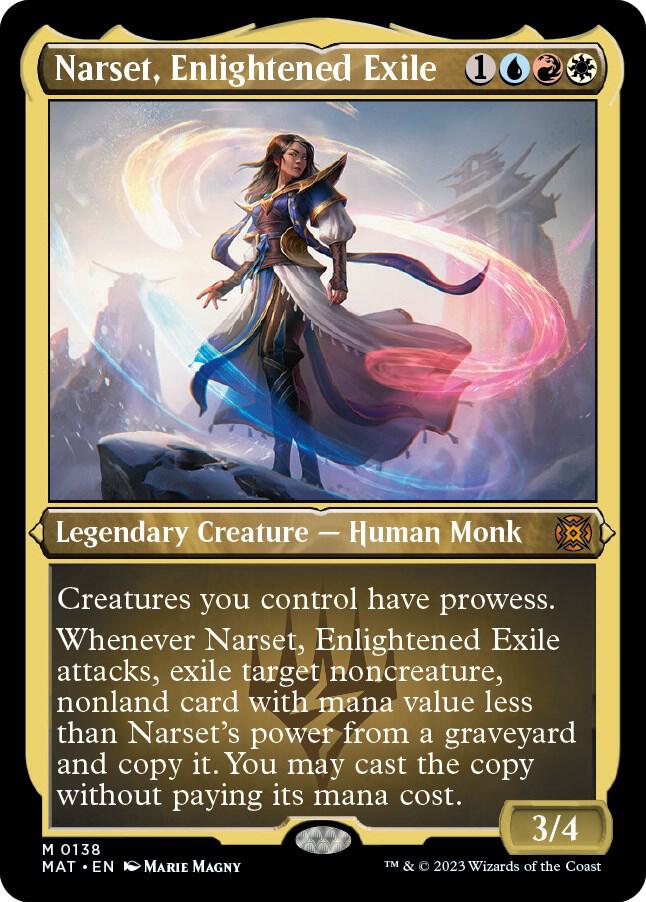 Narset, Enlightened Exile (Foil Etched) (138) [March of the Machine: The Aftermath]