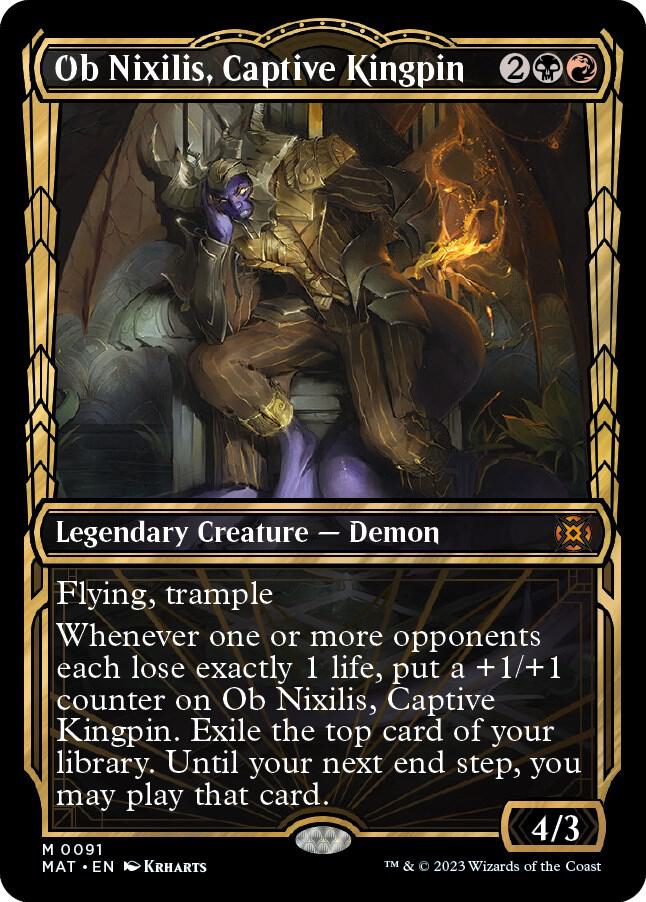 Ob Nixilis, Captive Kingpin (Showcase) (91) [March of the Machine: The Aftermath] [Showcase]