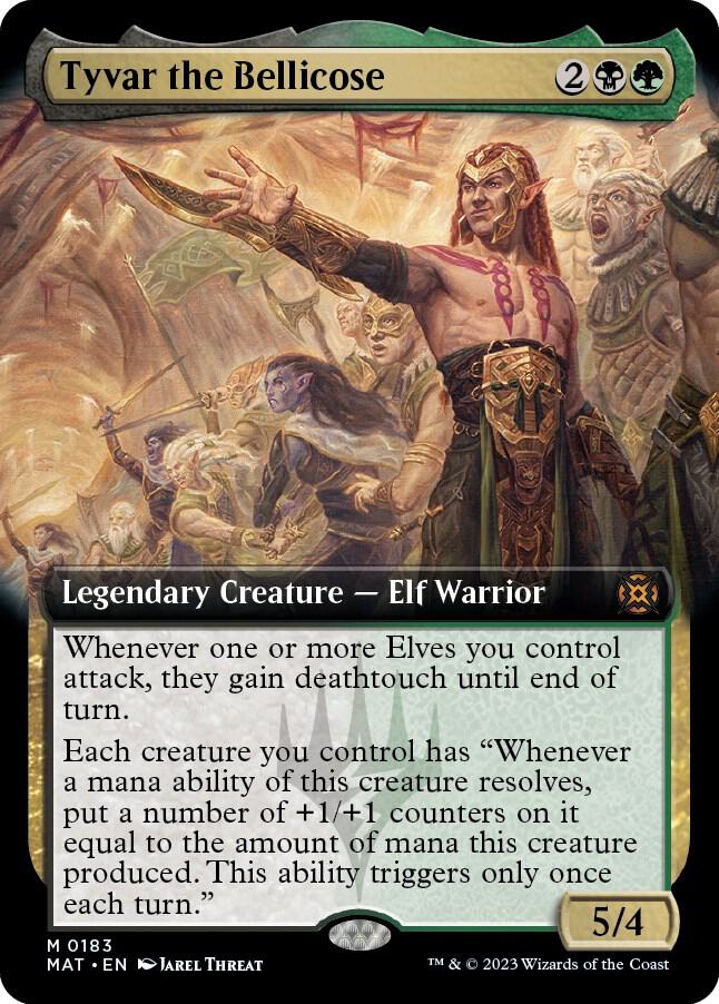 Tyvar the Bellicose (Extended Art) (183) [March of the Machine: The Aftermath] [Extended Art]