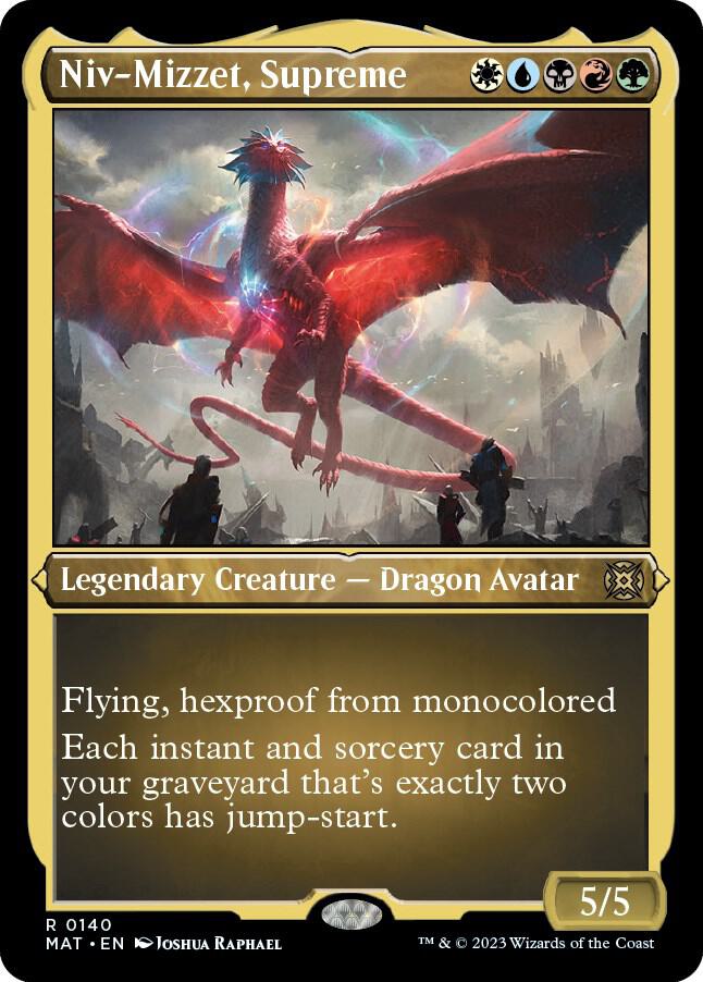 Niv-Mizzet, Supreme (Foil Etched) (140) [March of the Machine: The Aftermath]