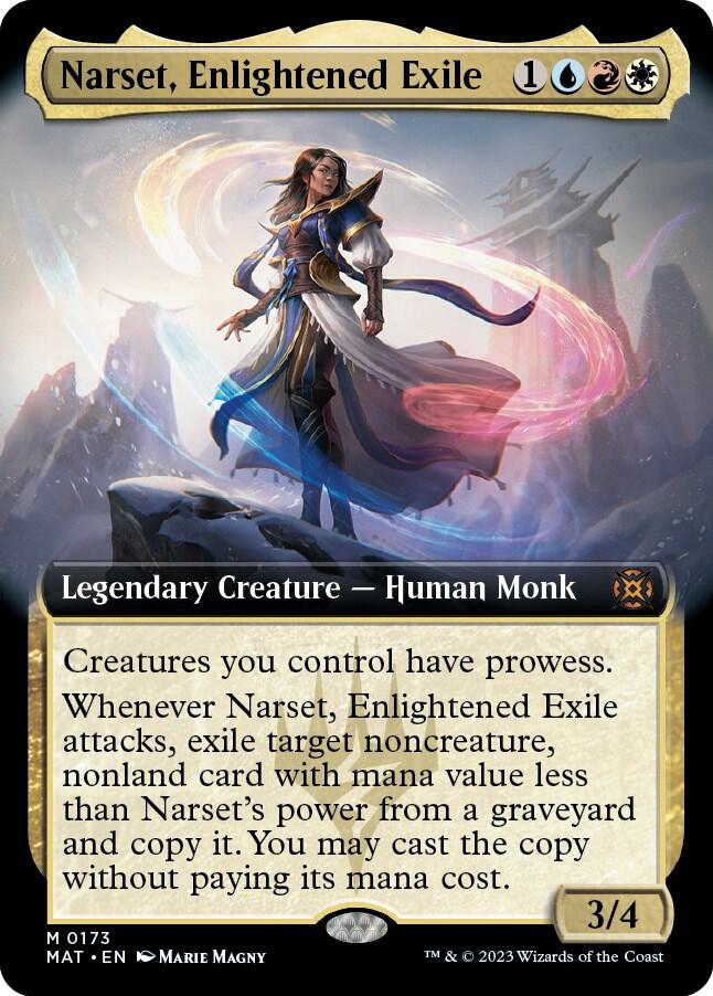 Narset, Enlightened Exile (Extended Art) (173) [March of the Machine: The Aftermath] [Extended Art]