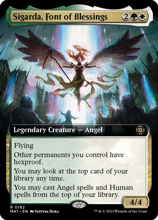 Sigarda, Font of Blessings (Extended Art) (182) [March of the Machine: The Aftermath] [Extended Art]