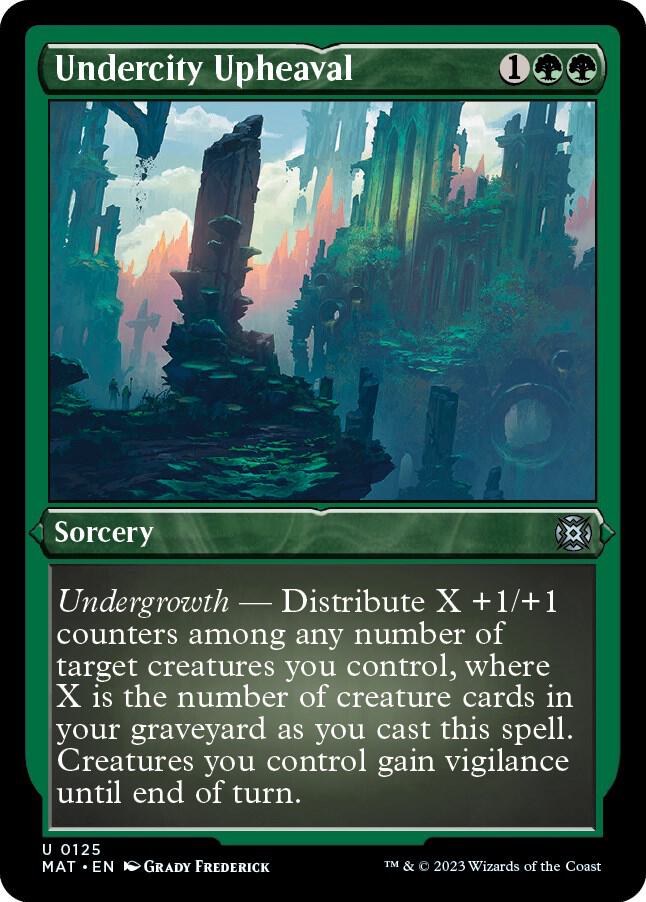 Undercity Upheaval (Foil Etched) (125) [March of the Machine: The Aftermath]