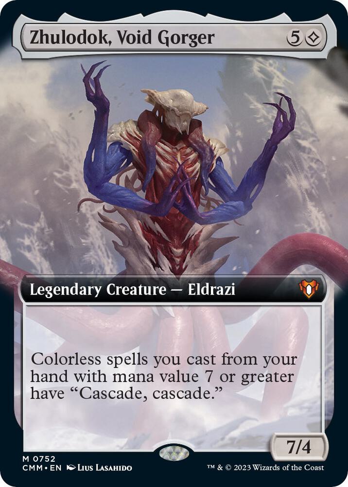 Zhulodok, Void Gorger (Extended Art) (752) [Commander Masters] [Extended Art]