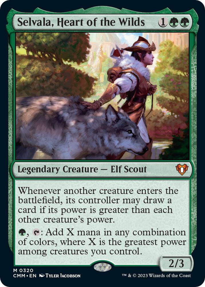 Selvala, Heart of the Wilds (320) [Commander Masters]