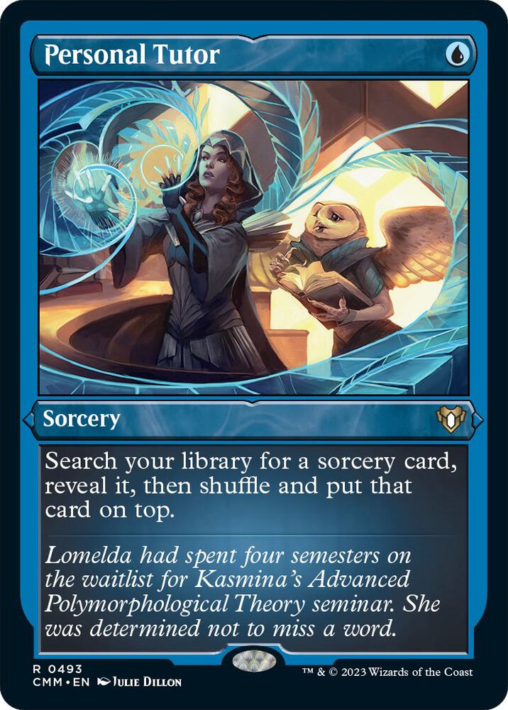 Personal Tutor (Foil Etched) (493) [Commander Masters]