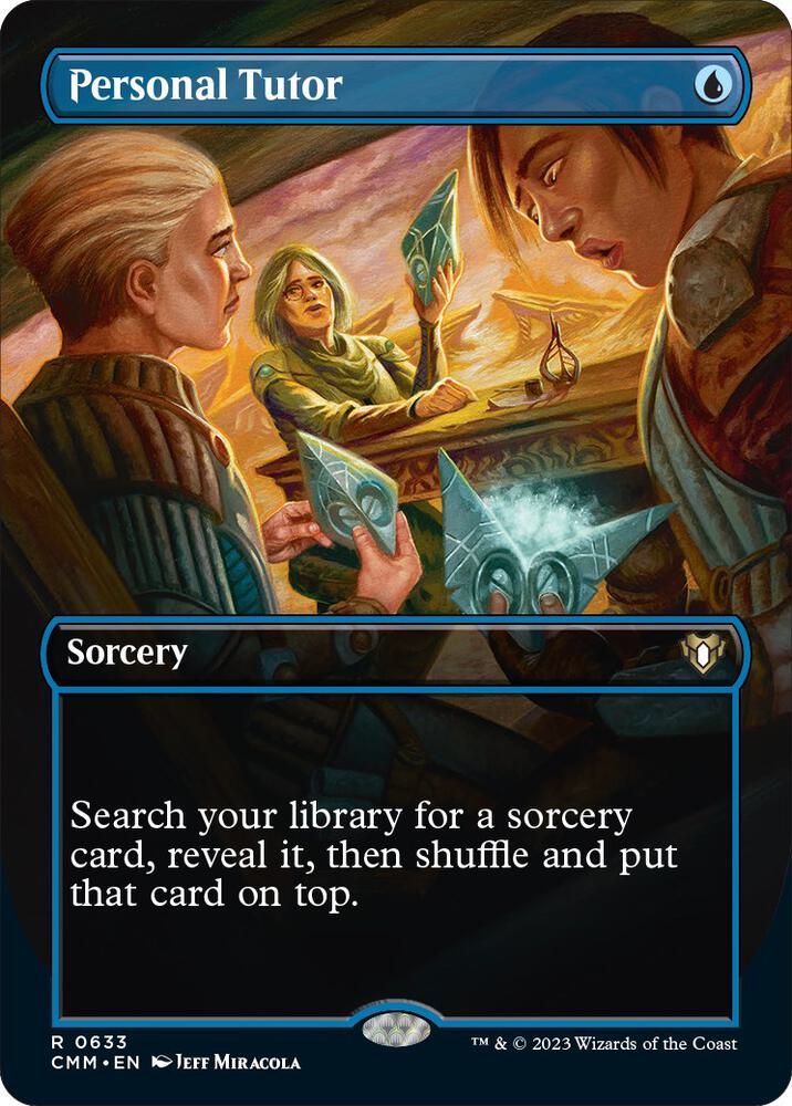 Personal Tutor (Borderless) (633) [Commander Masters] [Borderless]