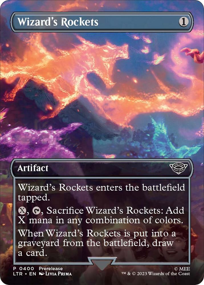 Wizard's Rockets (Borderless) (400) [The Lord of the Rings: Tales of Middle-earth] [Borderless]