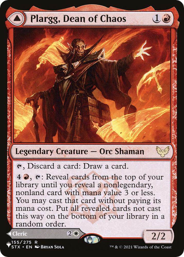 Plargg, Dean of Chaos (155) [The List]