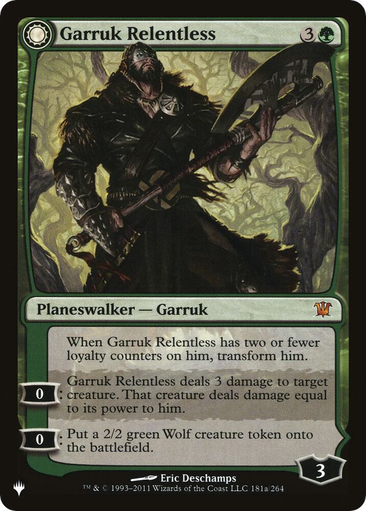 Garruk Relentless (181) [The List]