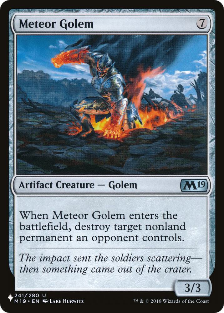 Meteor Golem (241) [The List]